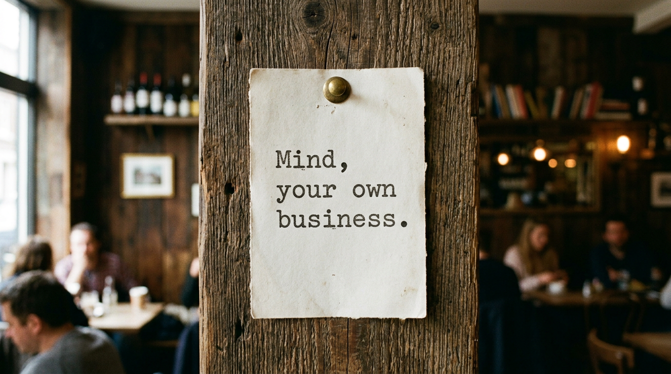 Mind, your own business
